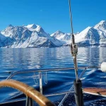 Inviting mountains rising from the sea
