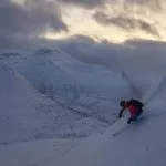 Skifahren im Winter