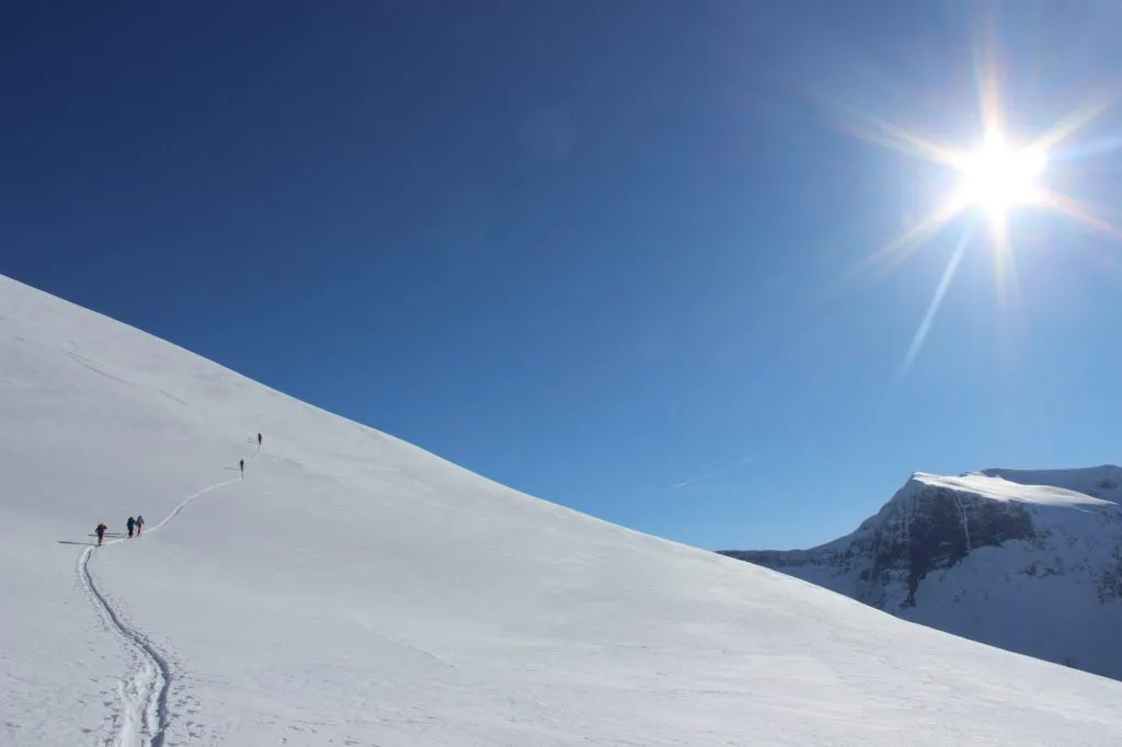 winterliche Berglandschaft